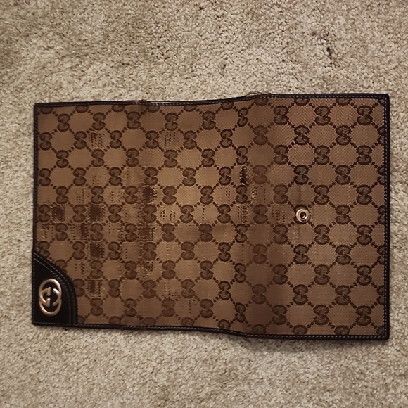 Long Wallet   GG Brown Canvas Leather Italy #1815950959 - Picture 4 of 8